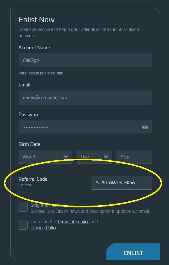 Star Citizen Referral Code January 2025 Free UEC on Signup!