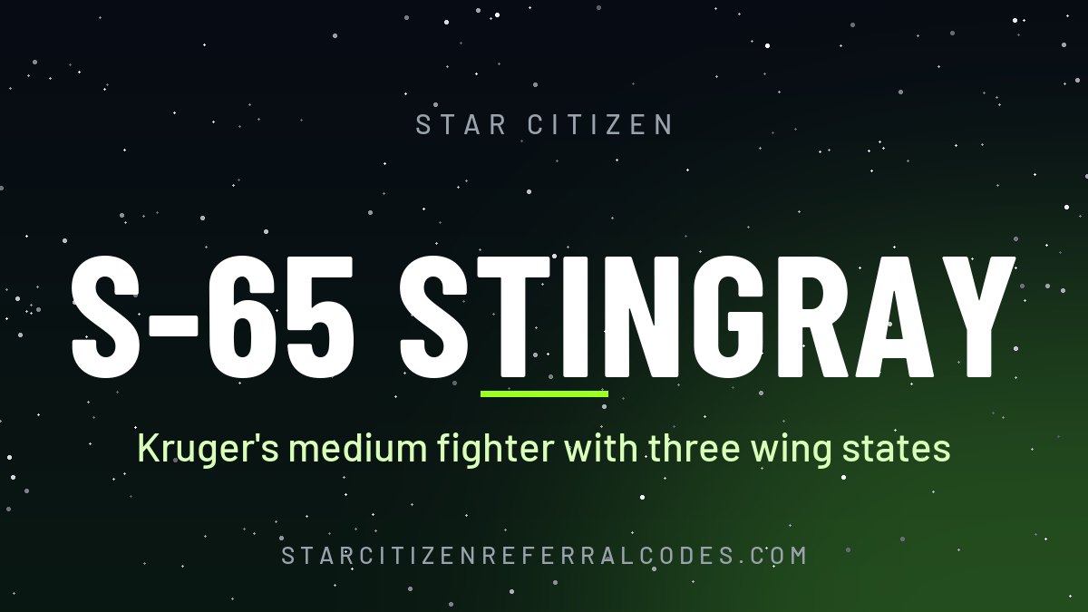 Kruger S-65 Stingray: the medium fighter with three wing states